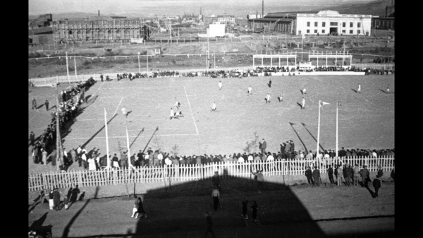 стадион в Норильске, 1946 г.