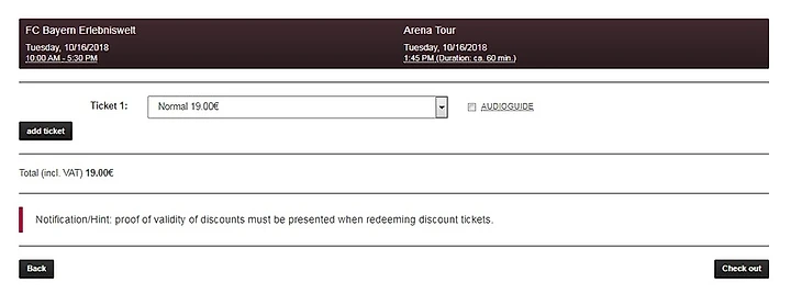 Оформление билета