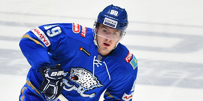 Форвард сборной Казахстана выдал лучший сезон за «Барыс» в КХЛ