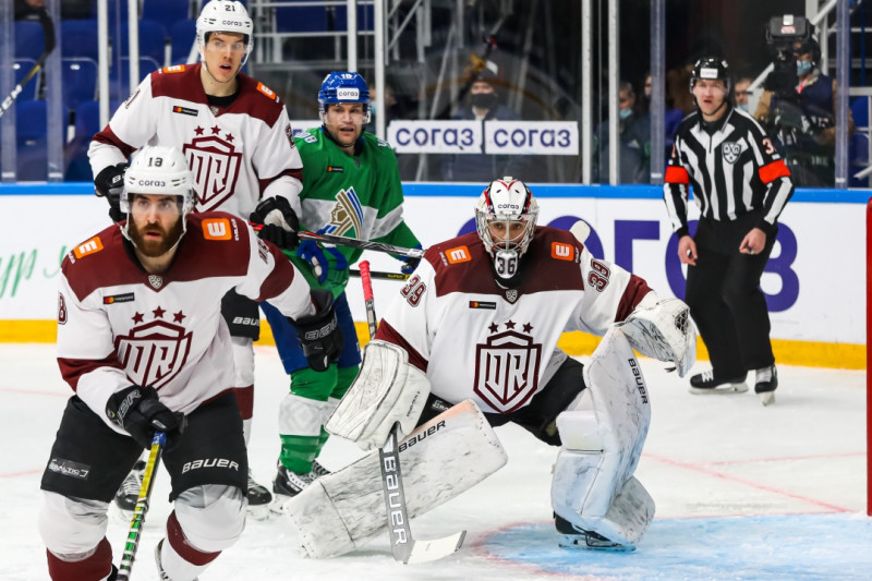 Рижское «Динамо» отыгрывается с 0:3 и берет очко в матче с «Салаватом»