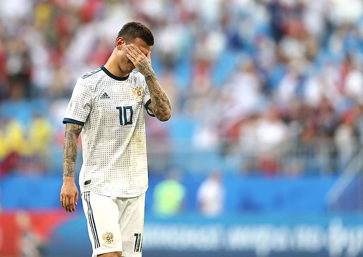 Эмоции Федора Смолова после поражения от сборной Уругвая | Getty Images