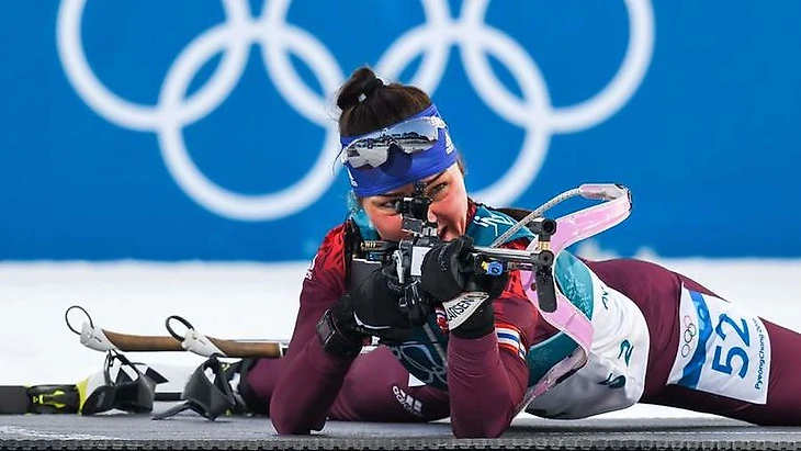 В биатлоне россияне не выиграли ни одной медали. Фото AFP