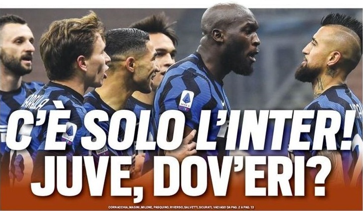 Есть только «Интер»! «Юве», где ты был? Заголовки Gazzetta, TuttoSport и Corriere за 18 января