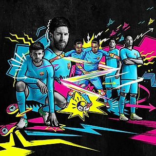 «Барселона» представила гостевую форму на сезон 2017/18