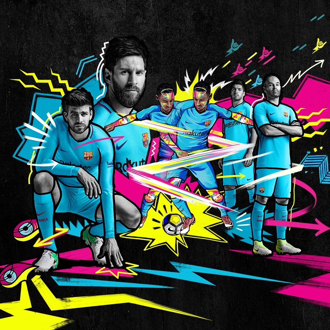 «Барселона» представила гостевую форму на сезон 2017/18