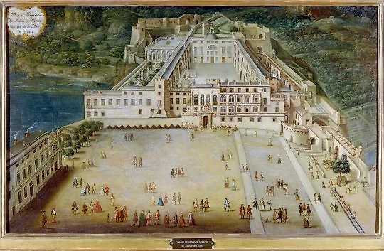 Картина &quout;Княжеский Дворец в Монако&quout;