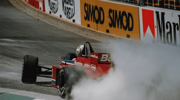 Алан Джонс на домашнем Гран-При 1985 года
