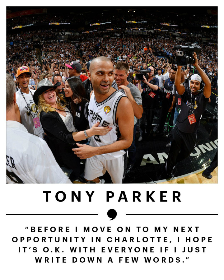 «Если бы не Поп, я мог бы и не попасть в НБА». Тони Паркер прощается с Сан-Антонио