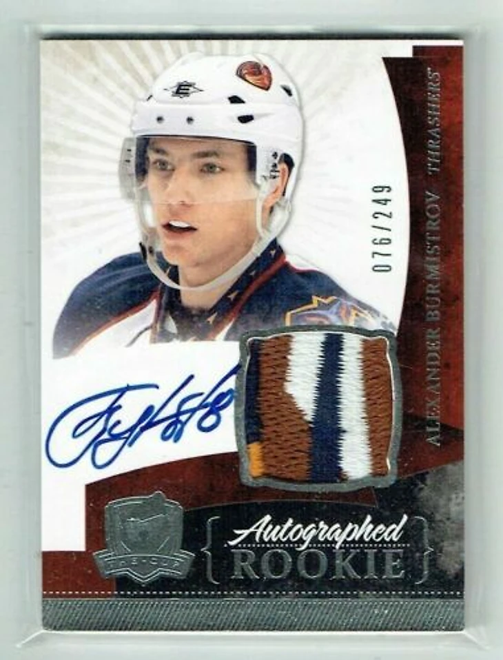10-11 UD Upper Deck The Cup Alexander Burmistrov /249 Auto Patch Rookie |  eBay
