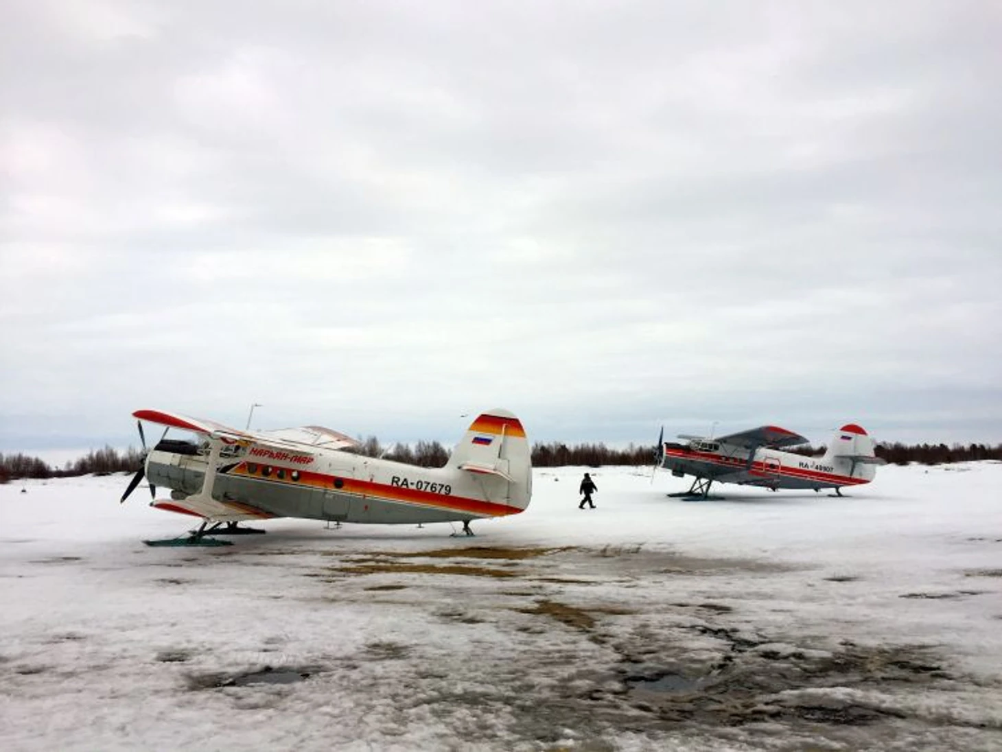 АН-2 в Нижней Пеше
