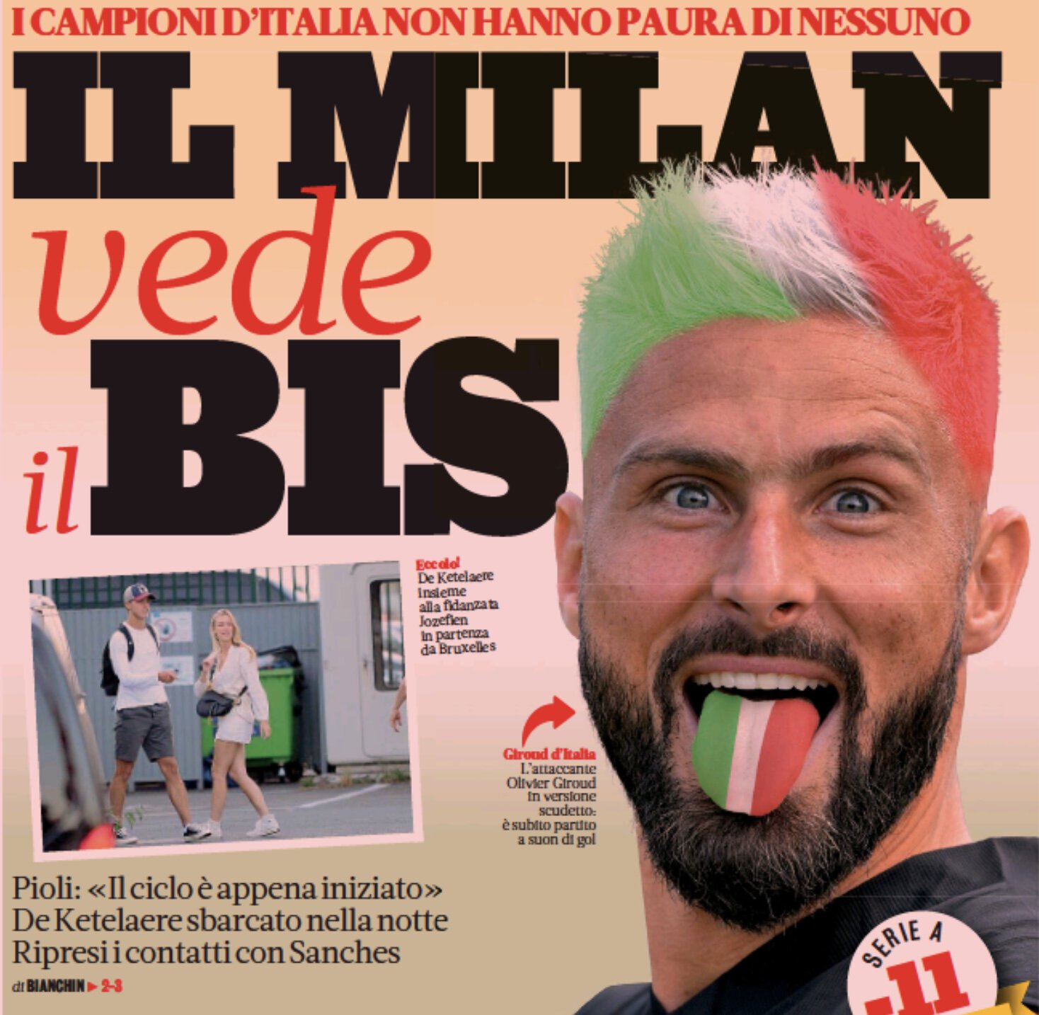 «Милан» видит бис. Заголовки Gazzetta, TuttoSport и Corriere за 2 августа