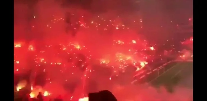 Обычный день на трибунах у Фенербахче