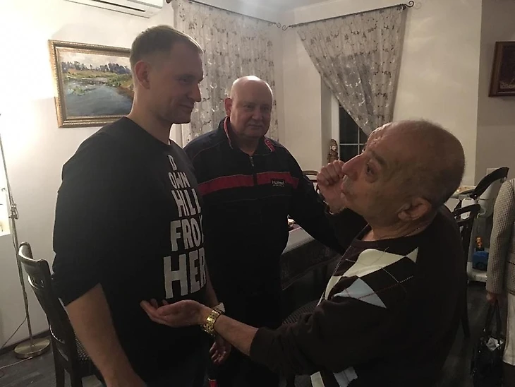 С Василием и Виктором Филипповыми