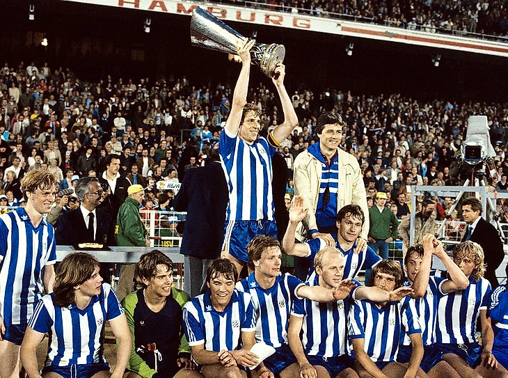ИФК Готеборг с кубком УЕФА (1987)