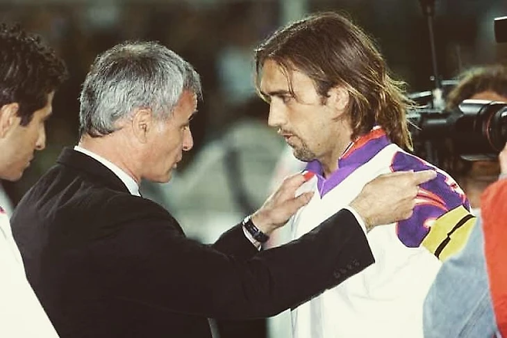 Quando Batistuta si fece aprire il campo per allenarsi da solo. Ranieri:  &quout;Fiorentina l'amore più grande&quout;