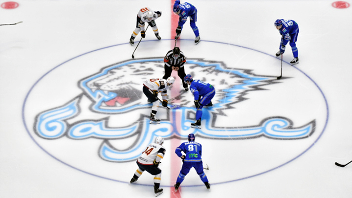 Барыс против Металлурга. Побеждает более активный