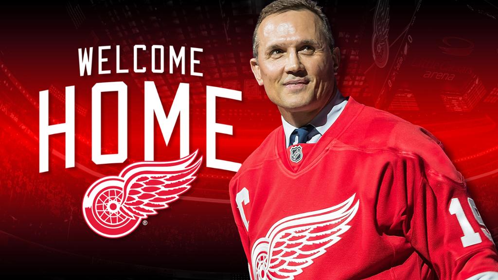 Red Wings name Steve Yzerman Executive Vice President and General Manager