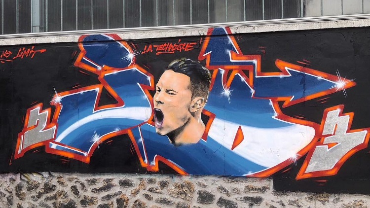 Граффити игроков ПСЖ украсили Париж