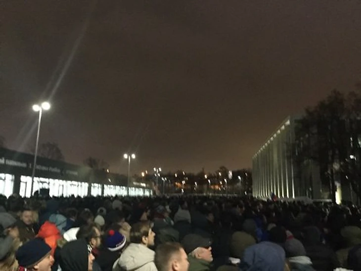 Выход с территории Лужников