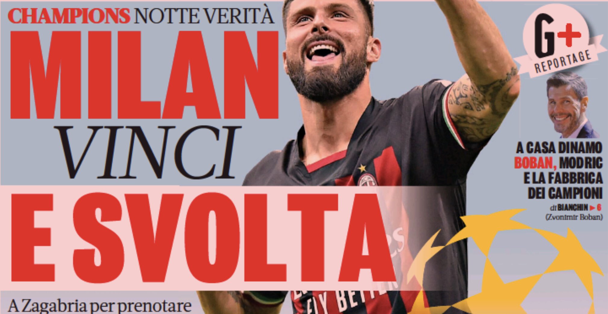 «Милан», выиграй и измени. Заголовки Gazzetta, TuttoSport и Corriere за 25 октября