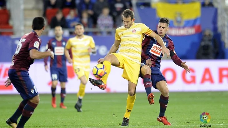 Фото с матча Жирона - Эйбар 21.12.17