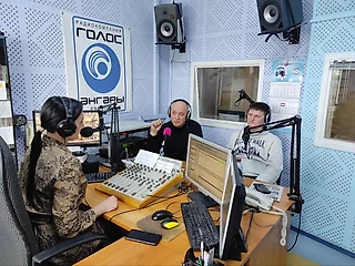 В гостях на Радио Голос Ангары