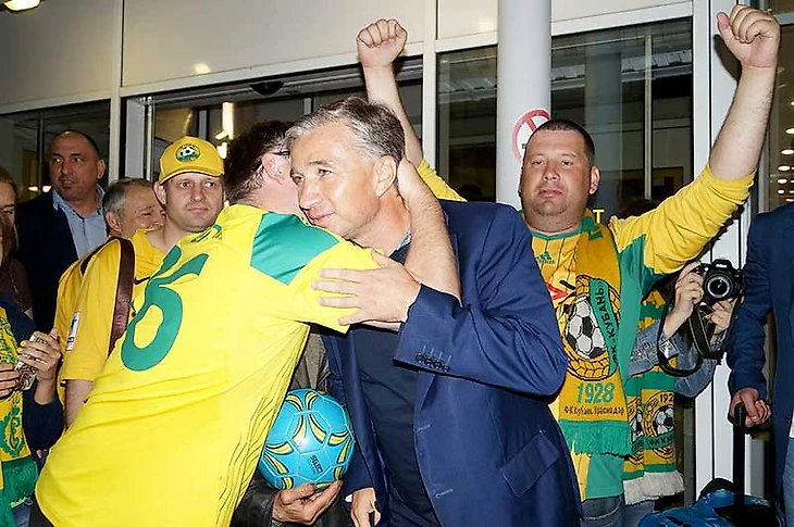 Дан с болельщиком Кубани