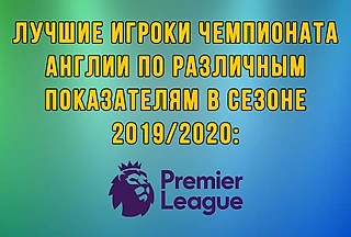 Статистика игроков АПЛ в сезоне 2019/2020