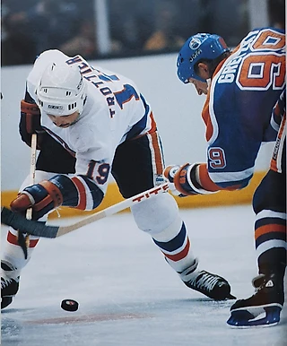 Великие противостояния НХЛ. Нью-Йорк Айлендерс против Эдмонтон Ойлерс середины 80-х. Bryan Trottier vs Wayne Gretzky
