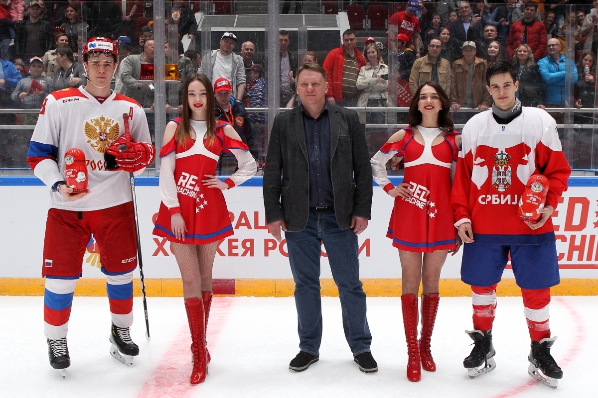 Сборная Норвегии по хоккею, Сборная России по хоккею с шайбой, сборная Сербии