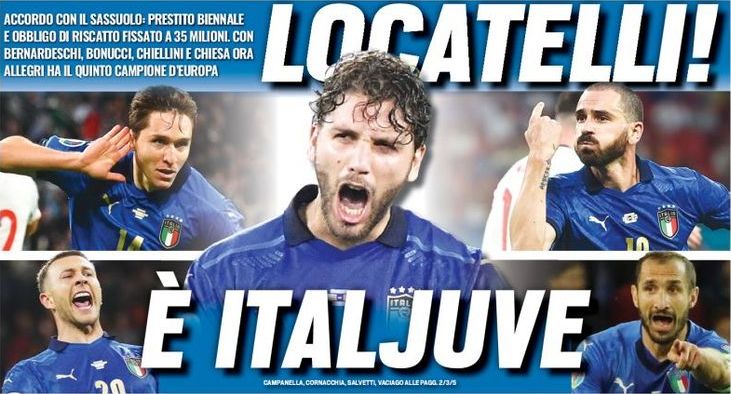 Локателли! Это ИталЮве. Заголовки Gazzetta, TuttoSport и Corriere за 18 августа
