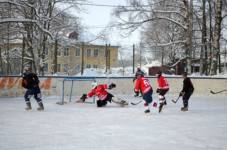 Сейв вратаря ХК &quout;Советский Союз&quout;