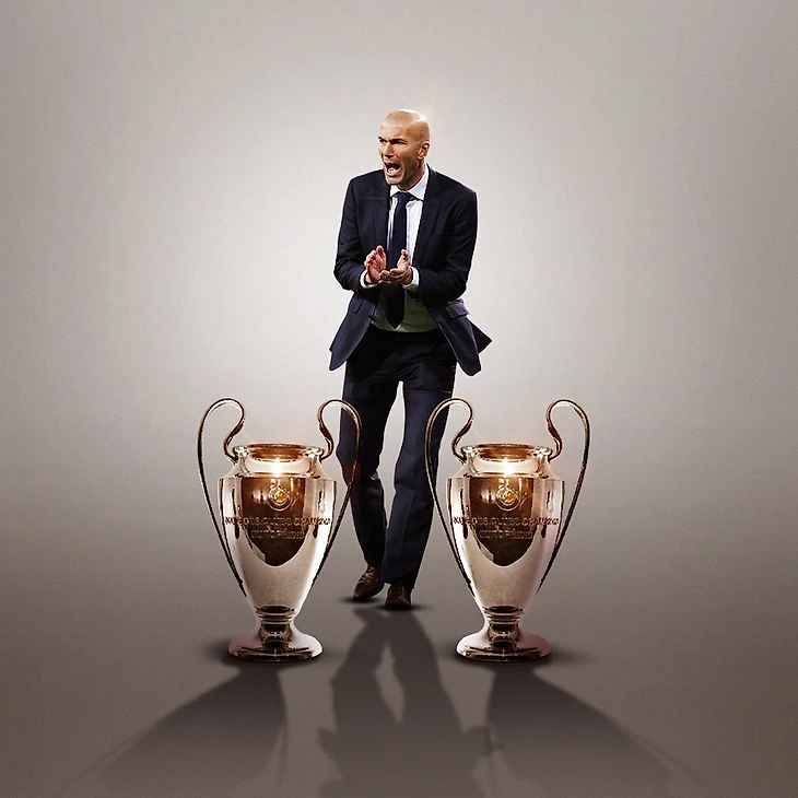 Зидан и два кубка ЛЧ