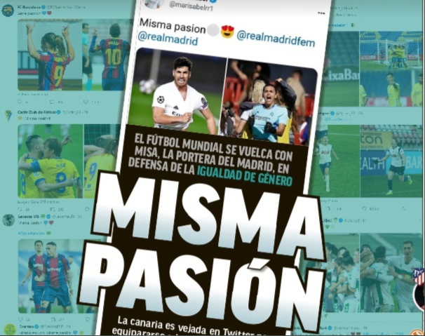 Вратаря женского «Реала» засмеяли после твита. Девушку поддержал Асенсио – и запустил флэшмоб, в котором поучаствовала даже «Барселона»