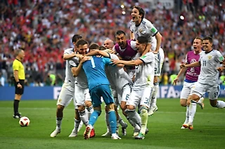 Muchas gracias! Россия - Испания 1:1, по пенальти 4:3