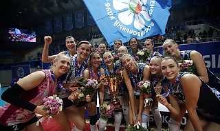 Волейболистки «Динамо-Ак Барса» впервые выиграли Суперкубок России