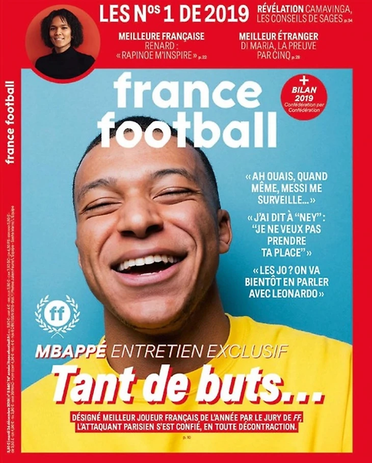 Обладатели наград France Football по итогам 2019 года, изображение №1