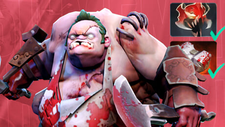 Pudge, Dota 2, Mask of Madness, Shadow Fiend