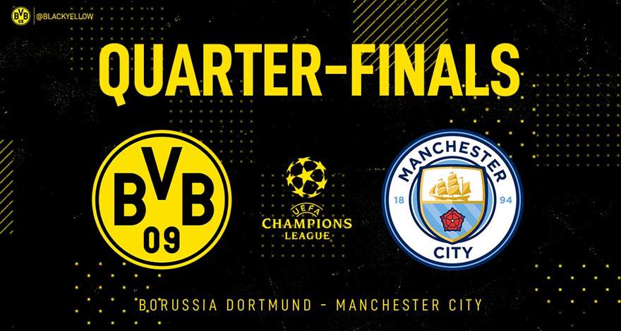 Лига Чемпионов (1/4 финала, 2-й матч): «Боруссия» (Дортмунд, Германия) — «Манчестер Сити» (Манчестер, Англия). Накануне