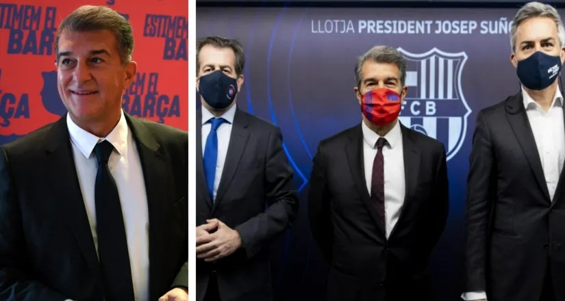 Жоан Лапорта, Жозеп Бартомеу, Барселона Жоан Лапорта, Жозеп Бартомеу, Барселона