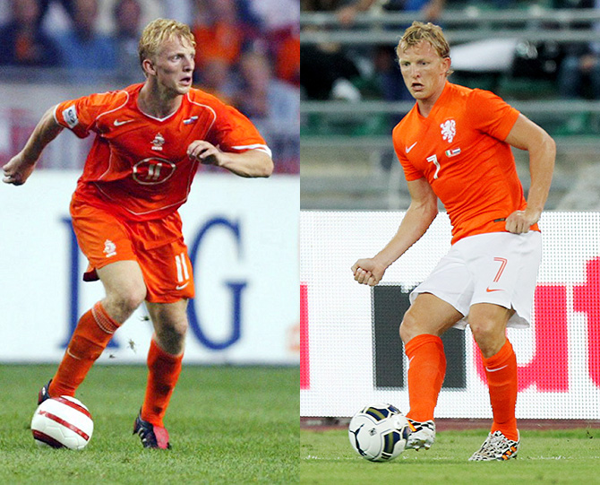 Как Дирк Кюйт изменился за 10 лет в сборной Голландии