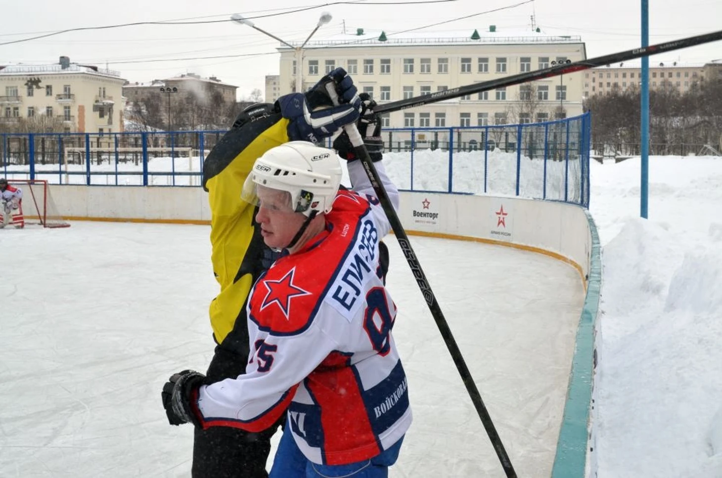 Фрагмент матча СВХЛ