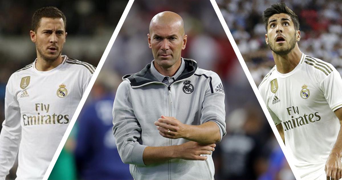 Эден Азар, Марко Асенсио, Зинедин Зидан, Реал Мадрид
