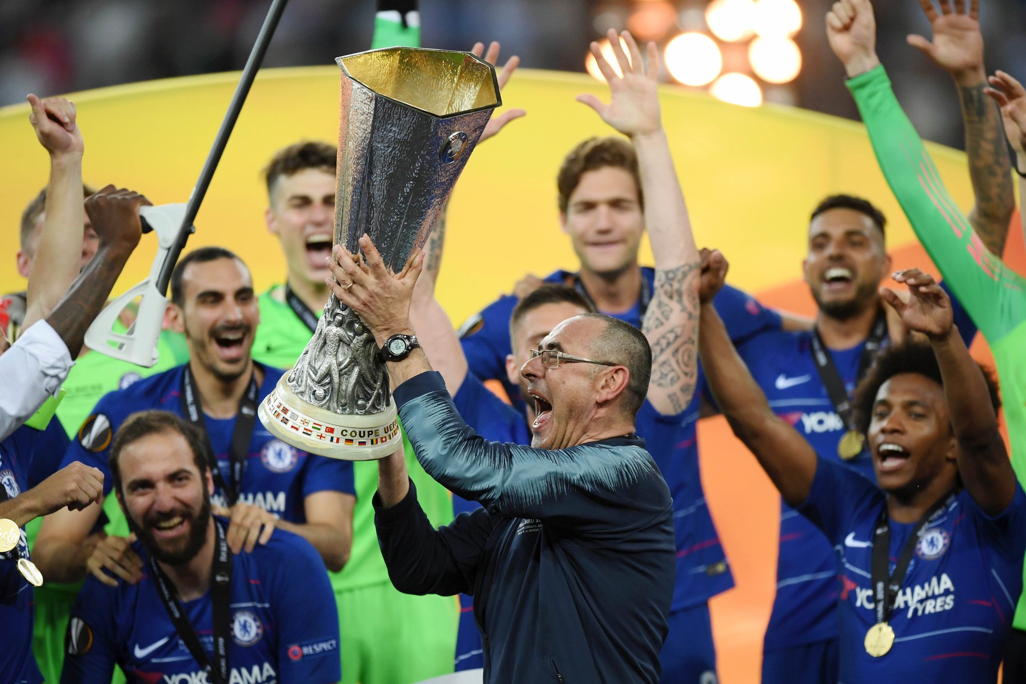 Лига кубок уефа. Финал Лиги Европы УЕФА 2019. Маурицио Сарри победитель Лиги Европы 2019.