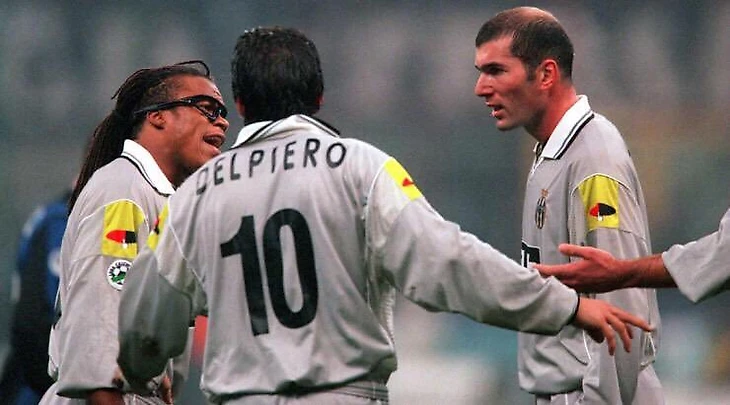 Edgar Davids, Alessandro Del Piero & Zinedine Zidane