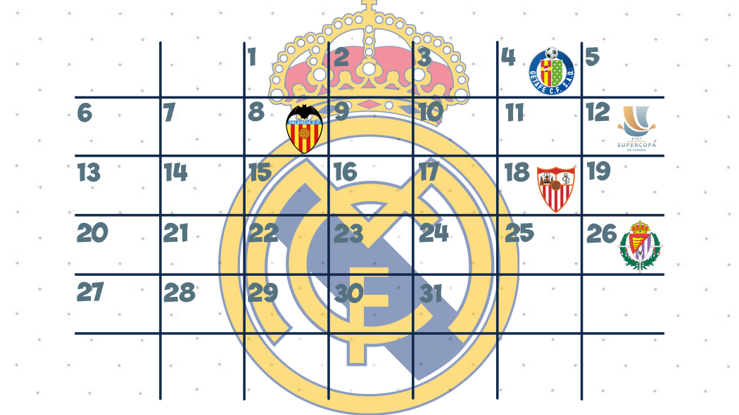 Календарь матчей «Реал Мадрида»| Январь - ONLY MADRID - Блоги - Sports.ru