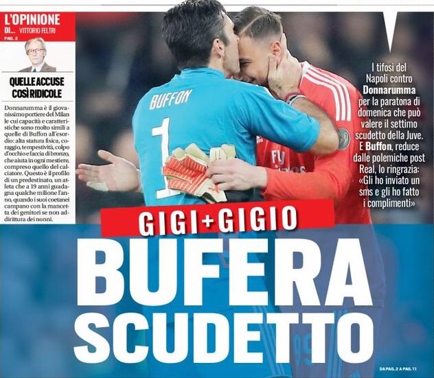 Буря Скудетто. Заголовки Gazzetta, TuttoSport и Corriere за 17 апреля