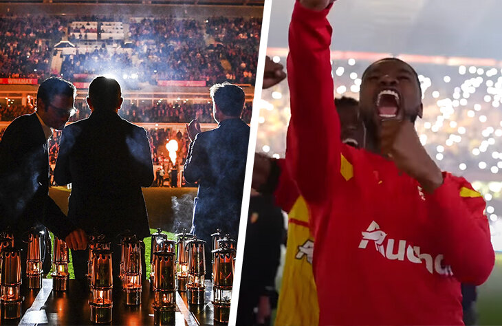 Как красиво «Ланс» отпраздновал серебро Лиги 1! Полный стадион и завораживающие огни шахтерских фонарей