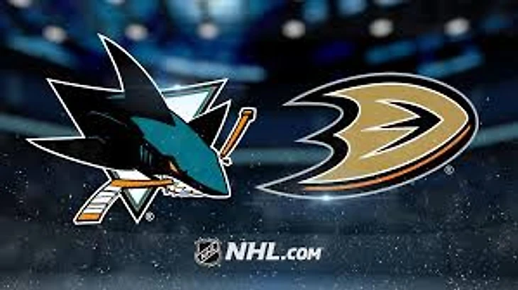 San Jose Sharks vs Anaheim Mighty  Ducks