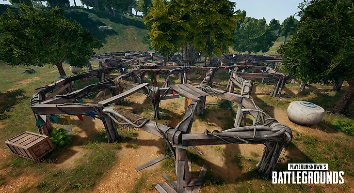 Карта Sanhok в игре PUBG